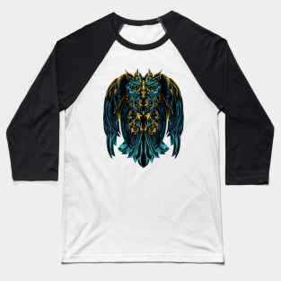 Owl robotic artwork Baseball T-Shirt